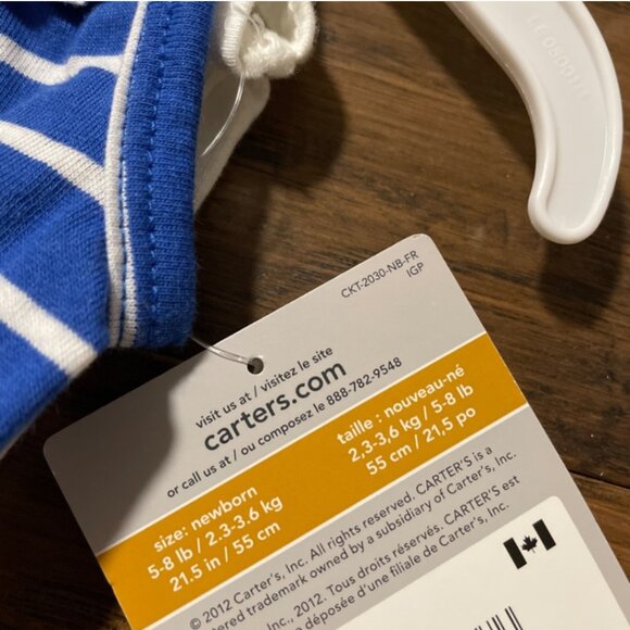 New Carter’s 2 pack rompers ruffle embroidered size newborn - Picture 7 of 9